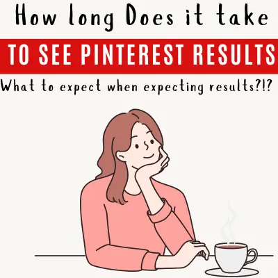 How long does it take to see results on Pinterest?