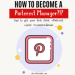 How to become a Pinterest Manager